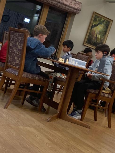 Pictured are Ethan and  Matteo who played three great games. Da Iawn all.